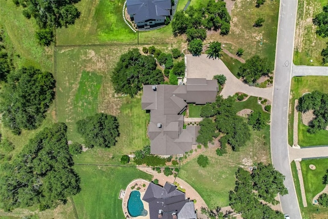 8309 Verde Mesa Cv, Austin, TX 78738 - aerial view of property and surrounding area featuring a pool