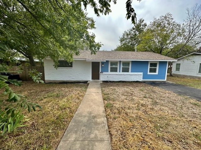 view of ranch-style home