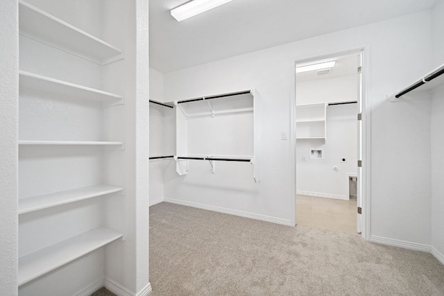 408 Ridgewell Loop, Georgetown, TX 78633 - spacious closet featuring carpet flooring