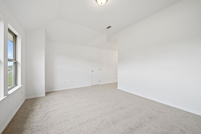 408 Ridgewell Loop, Georgetown, TX 78633 - spare room with carpet floors and vaulted ceiling