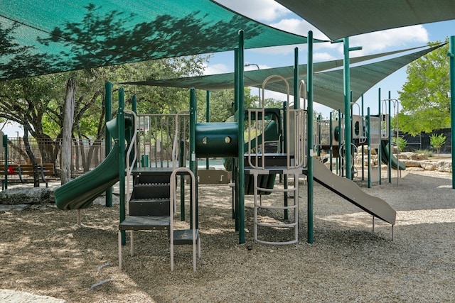 view of jungle gym