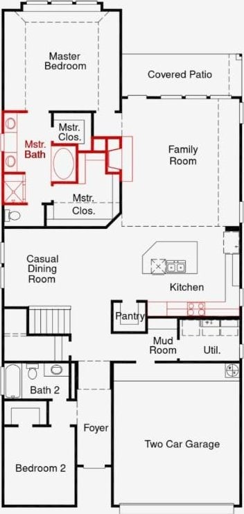 537 Raleigh Dr, Georgetown, TX 78633 - view of floor plan / room layout