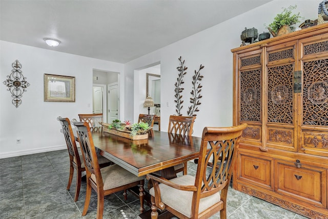 view of dining area