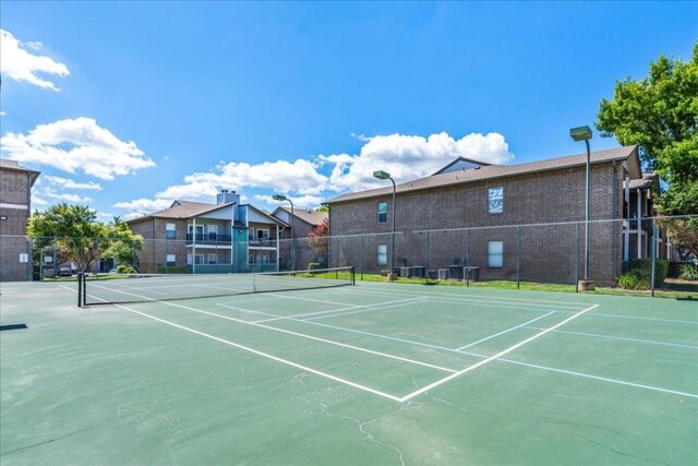 view of tennis court