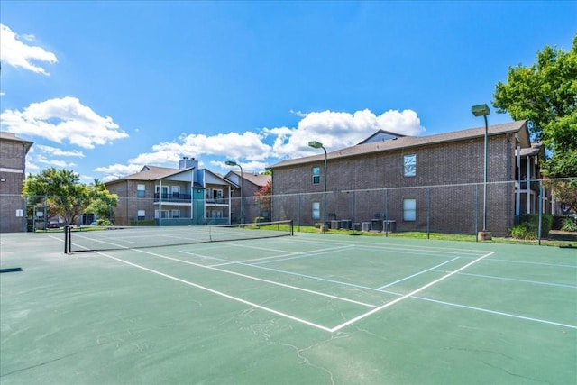 view of sport court