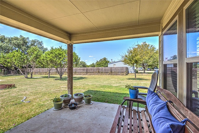 view of patio