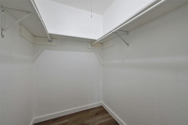 1130 Gardner Rd, Austin, TX 78721 - spacious closet featuring dark wood finished floors
