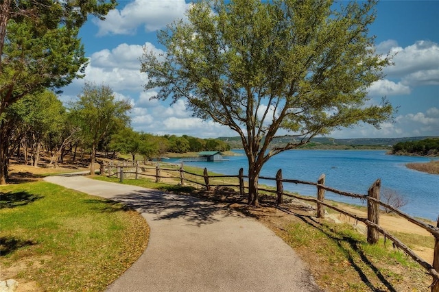 property view of water