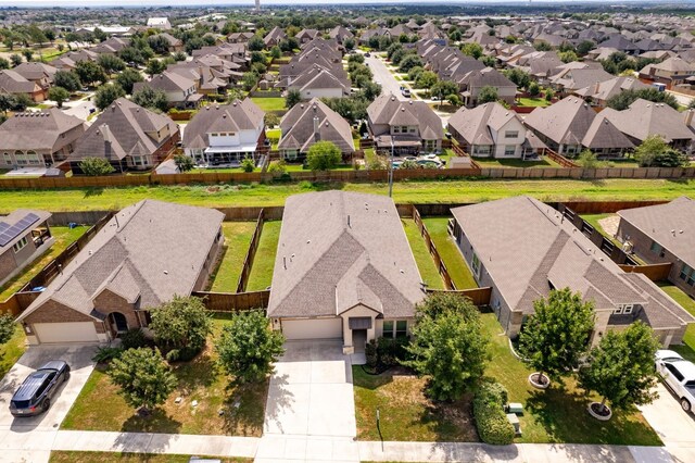 drone / aerial view featuring a residential view