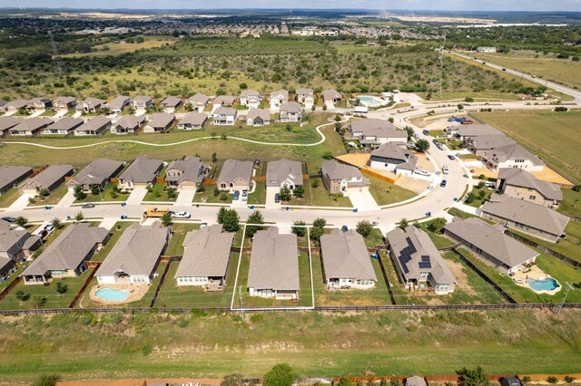 drone / aerial view featuring a residential view