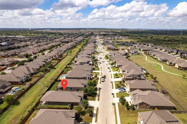 drone / aerial view featuring a residential view