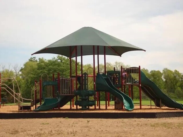 view of jungle gym