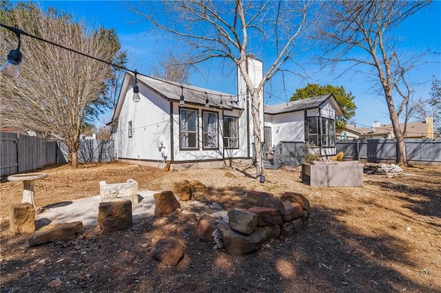 view of rear view of house