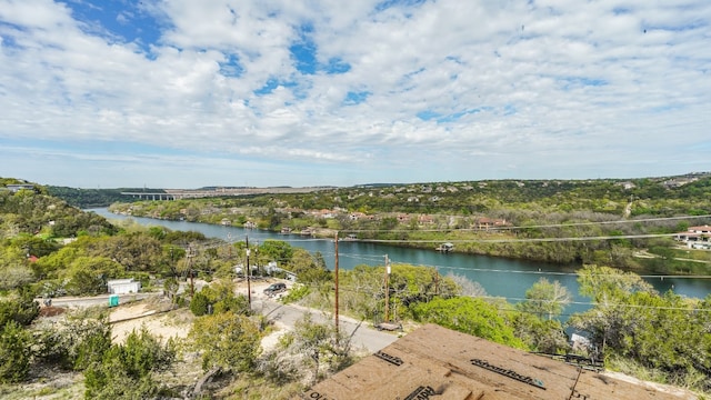 property view of water