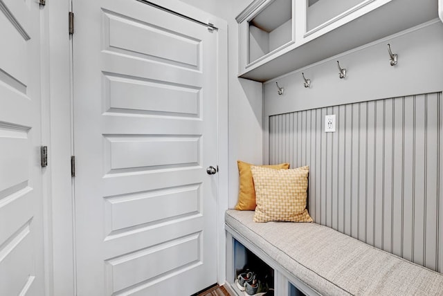 view of mudroom