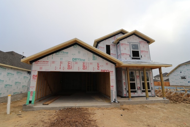 view of property in mid-construction