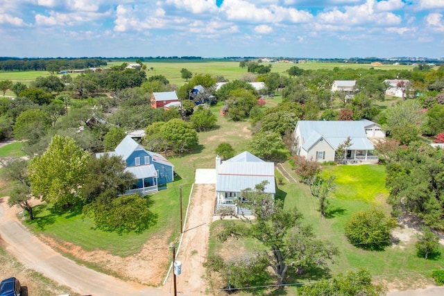 bird's eye view featuring a rural view