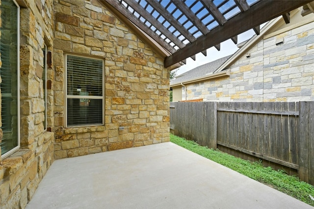 view of patio