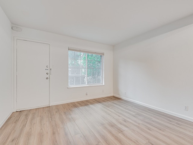 interior space with light wood-type flooring