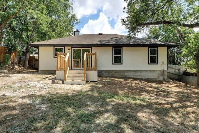 view of rear view of house