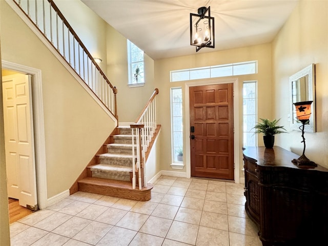 view of tiled entryway