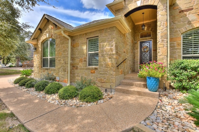 view of property entrance