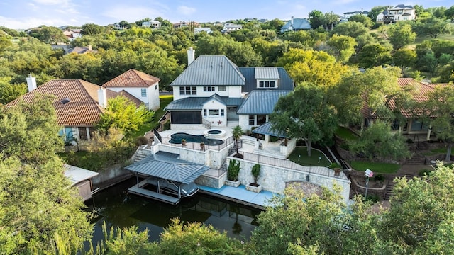 3605 Douglas Dr, Horseshoe Bay, TX 78657 - aerial view of property and surrounding area