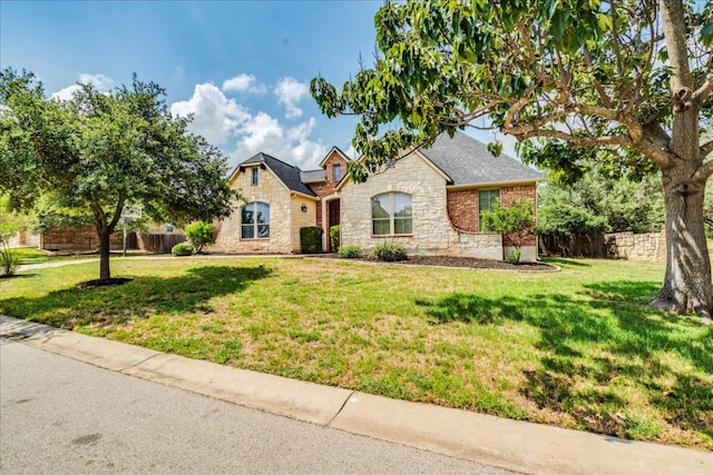 175 Blazing Star Dr, Austin, TX 78737 - view of front facade with stone siding