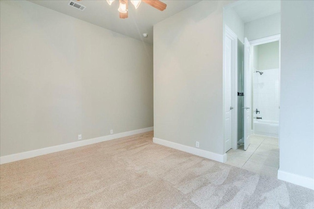175 Blazing Star Dr, Austin, TX 78737 - unfurnished room featuring light carpet and a ceiling fan