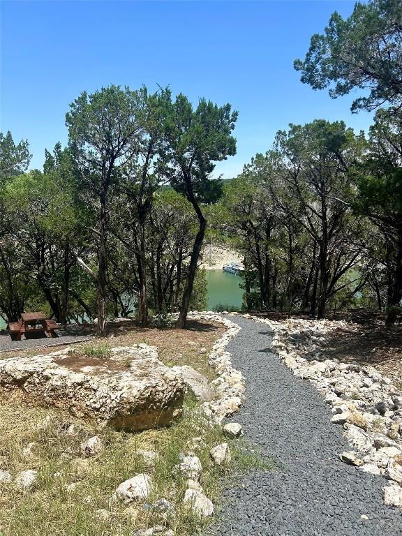 4804 Destination Way, Jonestown, TX 78645 - view of yard with a water view