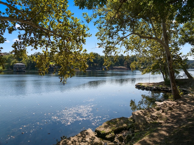 view of water feature