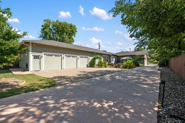 ranch-style house with a garage