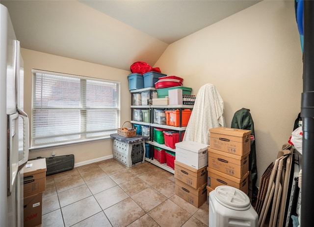 view of storage room