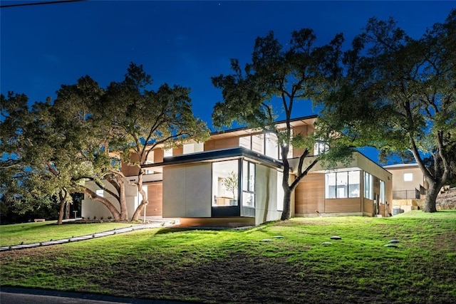 2400 Trail Of The Madrones, Austin, TX 78746 - view of front facade with a front lawn