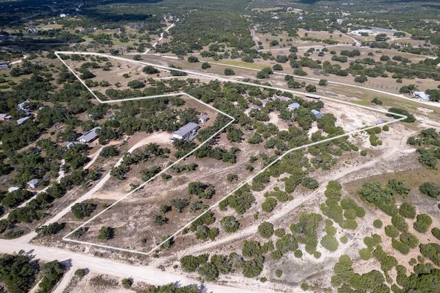 4525 Bell Springs Rd, Dripping Springs, TX 78620 - drone / aerial view featuring a rural view