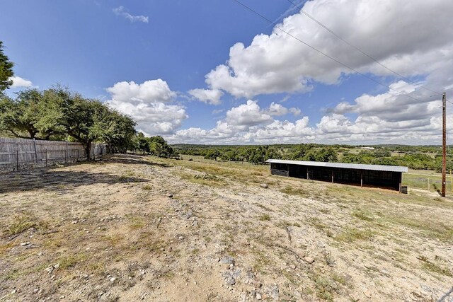 4525 Bell Springs Rd, Dripping Springs, TX 78620 - view of yard featuring a rural view and fence