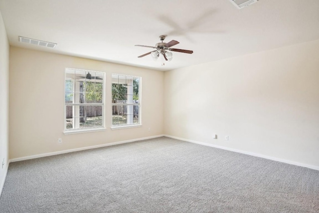 17006 Brewer Blackbird Dr, Pflugerville, TX 78660 - empty room with carpet flooring and a ceiling fan