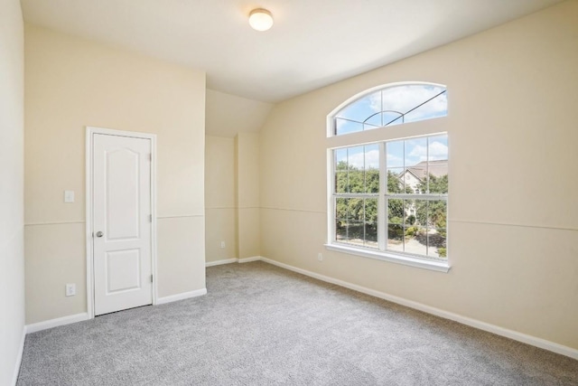17006 Brewer Blackbird Dr, Pflugerville, TX 78660 - carpeted spare room with baseboards and lofted ceiling