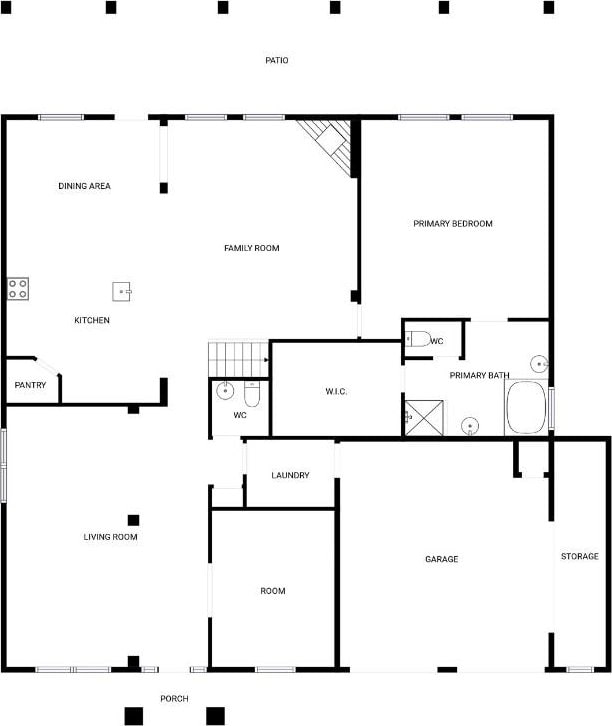 17006 Brewer Blackbird Dr, Pflugerville, TX 78660 - view of room layout