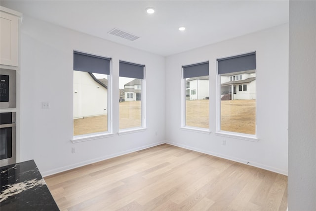 interior space featuring light hardwood / wood-style flooring