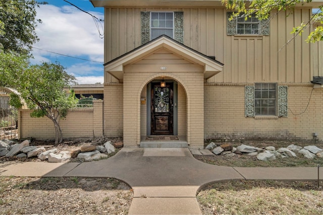 view of entrance to property