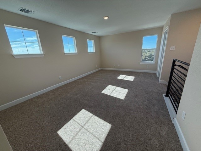 552 Raleigh Dr, Georgetown, TX 78633 - interior space featuring baseboards, visible vents, and carpet