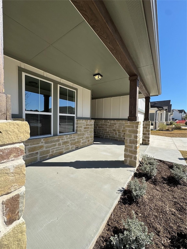 view of patio / terrace featuring a porch