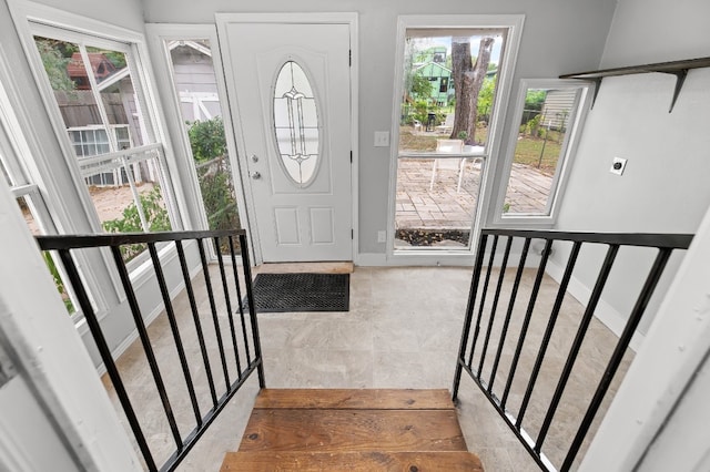 entryway with a healthy amount of sunlight