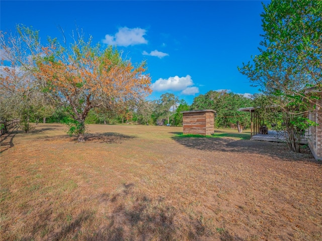 view of yard