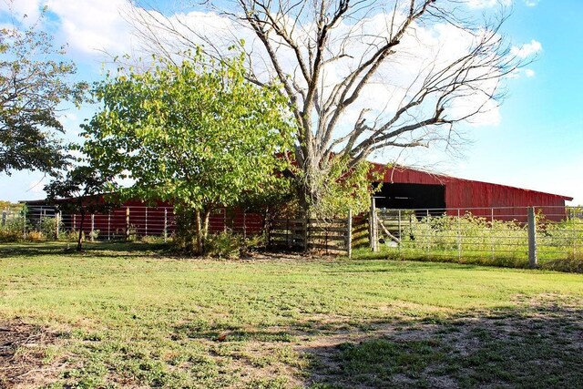 421 Fm 845, Cameron, TX 76520 - view of yard with a pole building and an outdoor structure