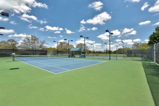 view of sport court