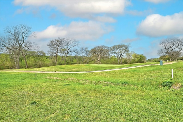 surrounding community featuring a lawn