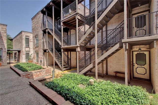 view of property with stairway