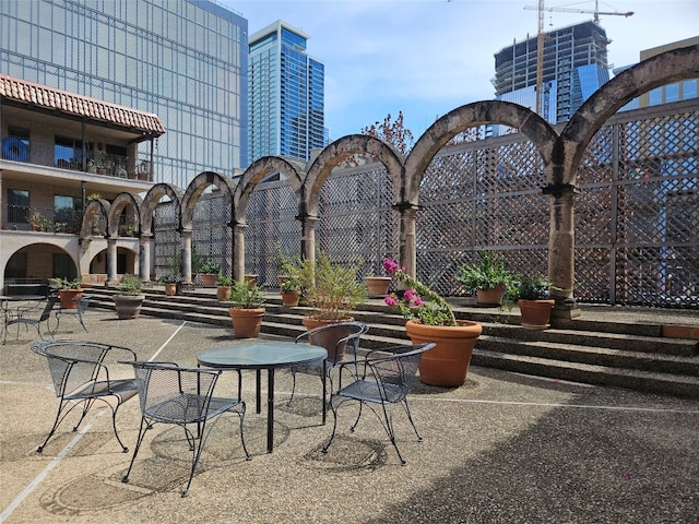 exterior space featuring a patio